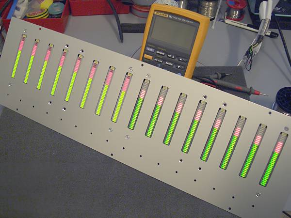 bargraph extension - Testbetrieb als LR-Meter